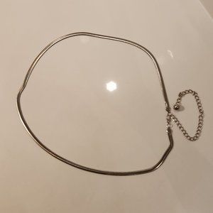 80's Silver Snake Chain Belt